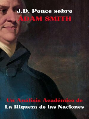 cover image of J.D. Ponce sobre Adam Smith
